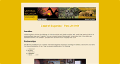 Desktop Screenshot of centralbugandauniversity.info